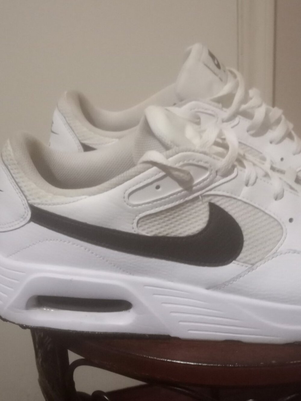 Nike Air Max SC Men's Shoes Size 13 White Black Sneakers CW4555-102 Walking Gym - Picture 4 of 12